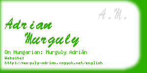 adrian murguly business card